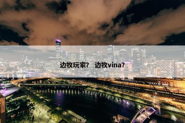 边牧玩家？ 边牧vina？