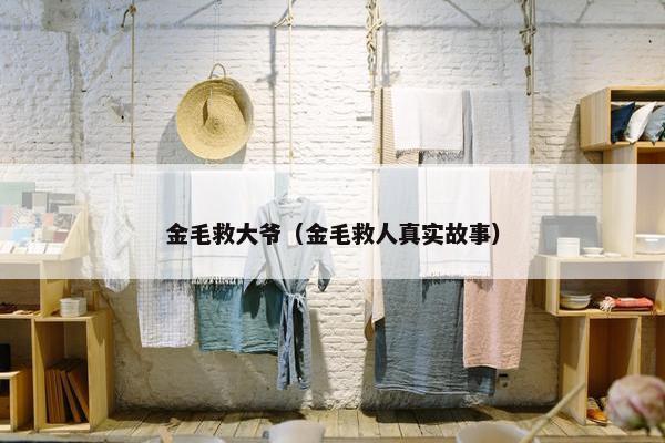 金毛救大爷（金毛救人真实故事）