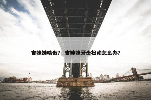 吉娃娃啮齿？ 吉娃娃牙齿松动怎么办？