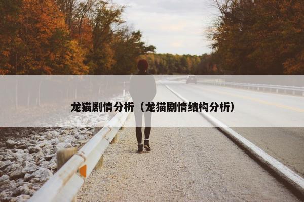 龙猫剧情分析（龙猫剧情结构分析）