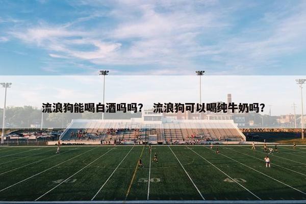 流浪狗能喝白酒吗吗？ 流浪狗可以喝纯牛奶吗？