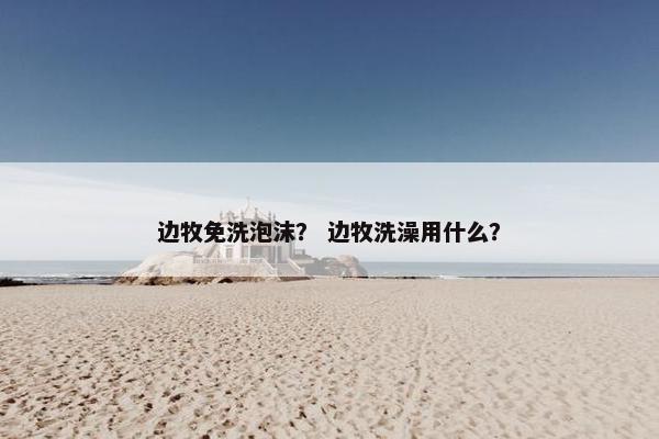 边牧免洗泡沫？ 边牧洗澡用什么？