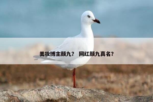 美妆博主颜九？ 网红颜九真名？