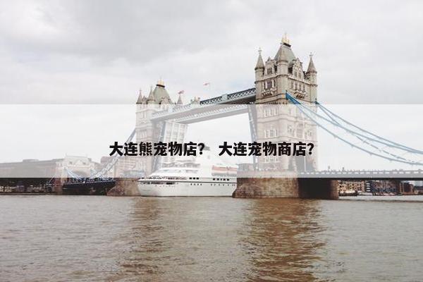 大连熊宠物店？ 大连宠物商店？