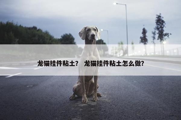 龙猫挂件粘土？ 龙猫挂件粘土怎么做？