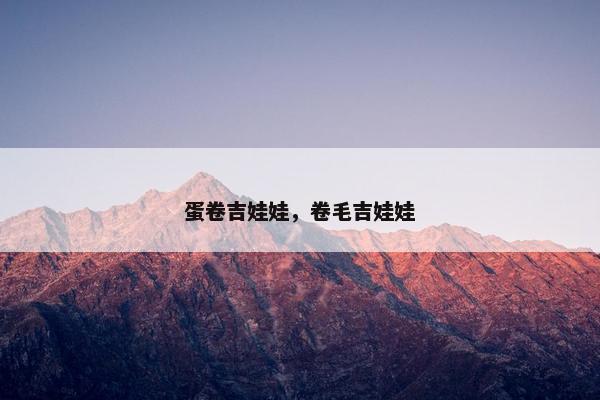 蛋卷吉娃娃，卷毛吉娃娃