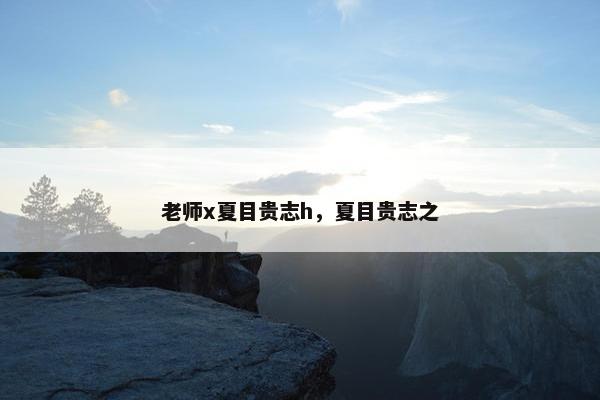 老师x夏目贵志h，夏目贵志之