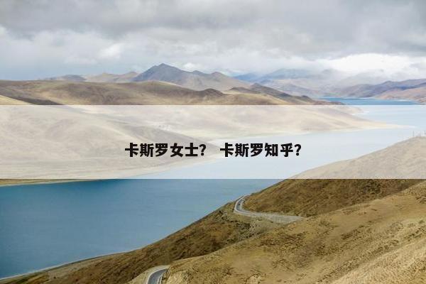 卡斯罗女士？ 卡斯罗知乎？