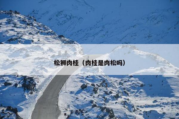 松狮肉桂(肉桂是肉松吗)