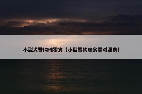 小型犬雪纳瑞零食（小型雪纳瑞食量对照表）