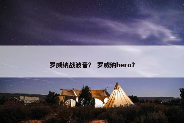 罗威纳战波音？ 罗威纳hero？