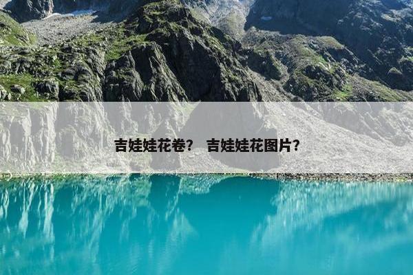 吉娃娃花卷？ 吉娃娃花图片？