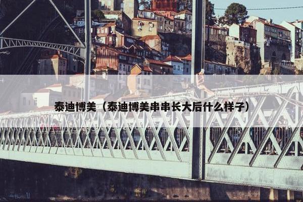 泰迪博美（泰迪博美串串长大后什么样子）