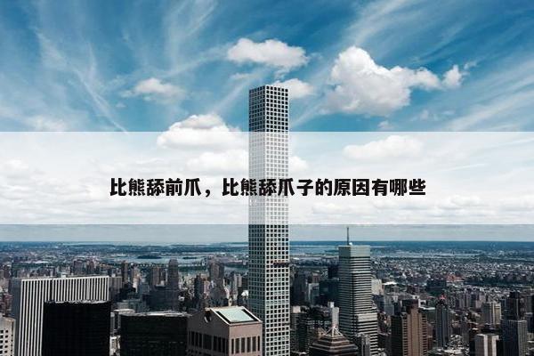 比熊舔前爪，比熊舔爪子的原因有哪些