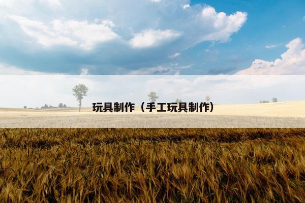 玩具制作（手工玩具制作）