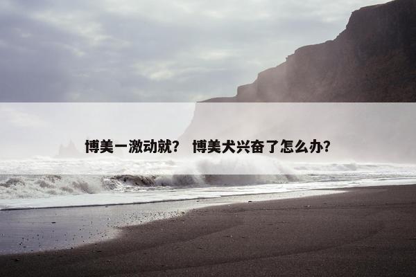 博美一激动就？ 博美犬兴奋了怎么办？