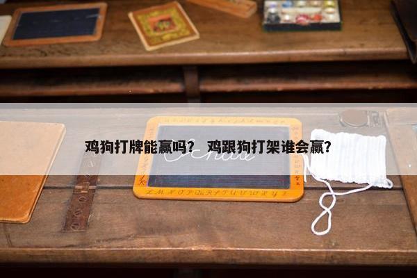 鸡狗打牌能赢吗？ 鸡跟狗打架谁会赢？