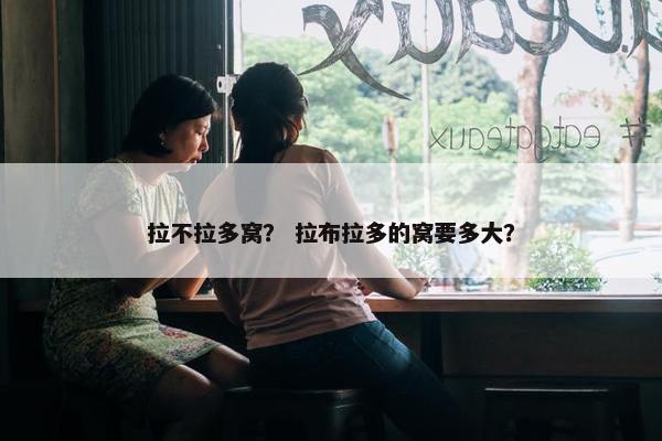 拉不拉多窝？ 拉布拉多的窝要多大？