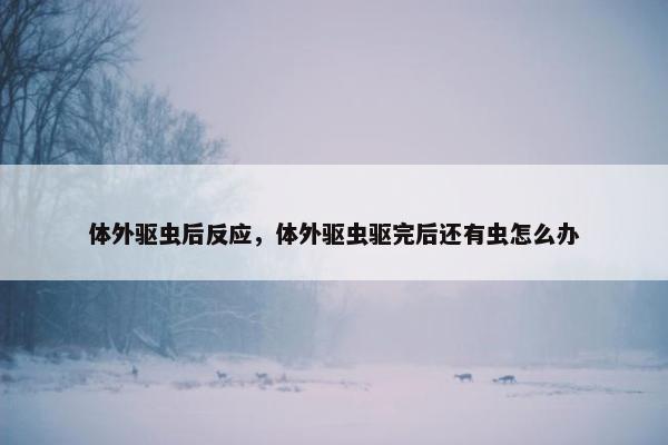 体外驱虫后反应，体外驱虫驱完后还有虫怎么办