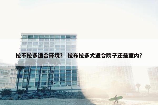 拉不拉多适合环境？ 拉布拉多犬适合院子还是室内？