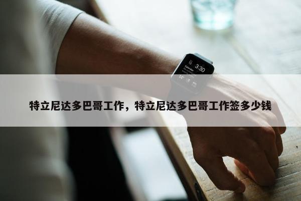 特立尼达多巴哥工作，特立尼达多巴哥工作签多少钱