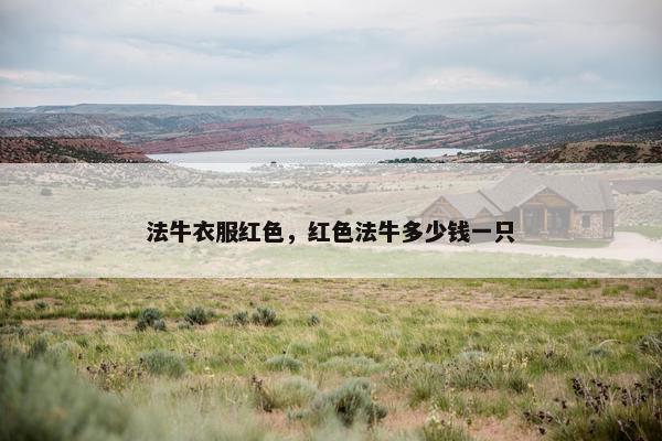 法牛衣服红色，红色法牛多少钱一只