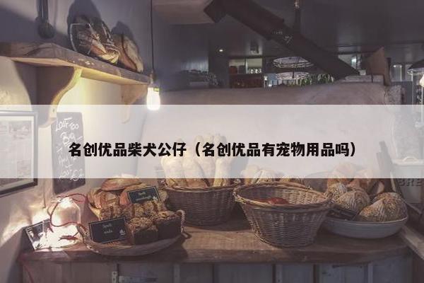 名创优品柴犬公仔（名创优品有宠物用品吗）