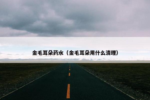 金毛耳朵药水（金毛耳朵用什么清理）