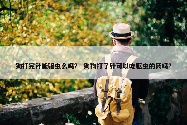 狗打完针能驱虫么吗？ 狗狗打了针可以吃驱虫的药吗？