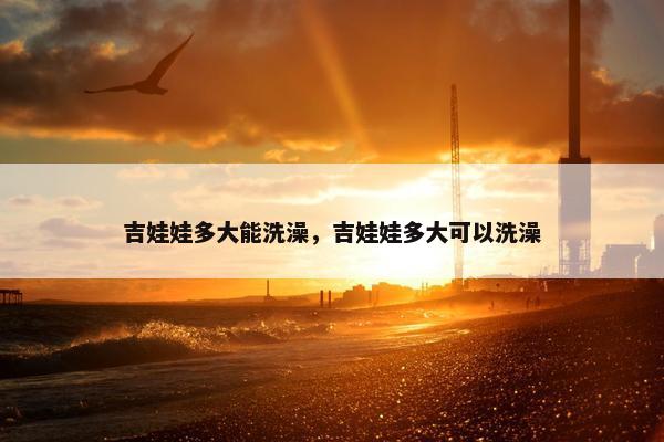 吉娃娃多大能洗澡，吉娃娃多大可以洗澡