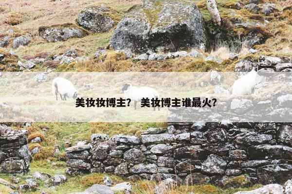 美妆妆博主？ 美妆博主谁最火？
