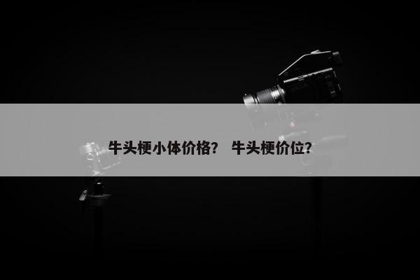 牛头梗小体价格？ 牛头梗价位？