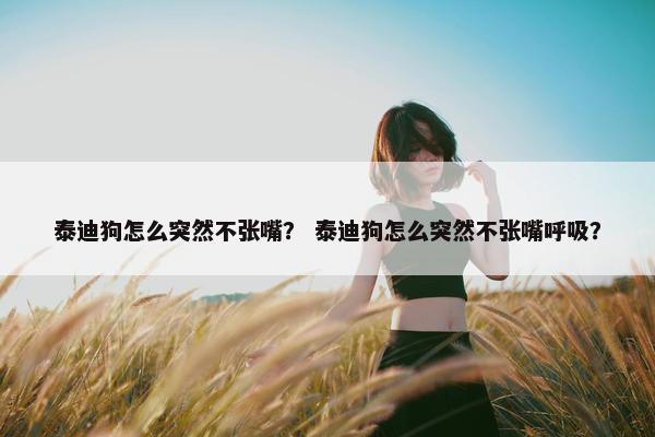 泰迪狗怎么突然不张嘴？ 泰迪狗怎么突然不张嘴呼吸？