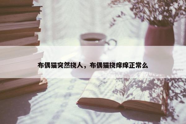 布偶猫突然挠人，布偶猫挠痒痒正常么