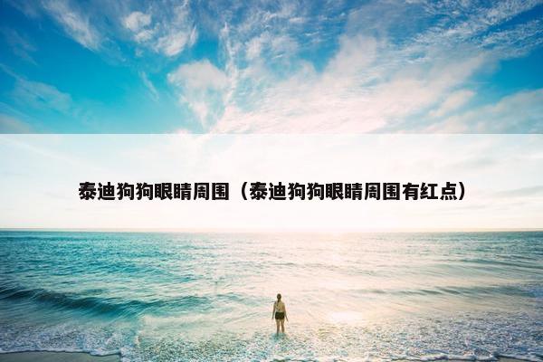 泰迪狗狗眼睛周围（泰迪狗狗眼睛周围有红点）