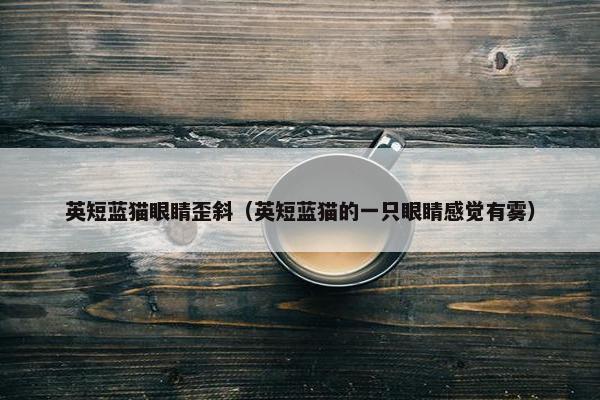 英短蓝猫眼睛歪斜（英短蓝猫的一只眼睛感觉有雾）