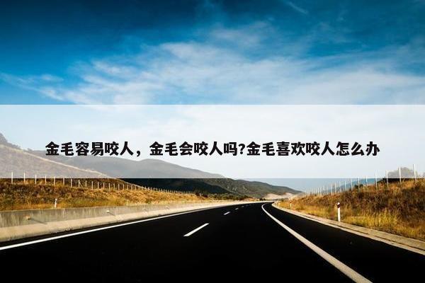 金毛容易咬人，金毛会咬人吗?金毛喜欢咬人怎么办