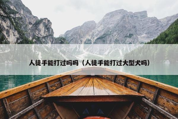 人徒手能打过吗吗（人徒手能打过大型犬吗）