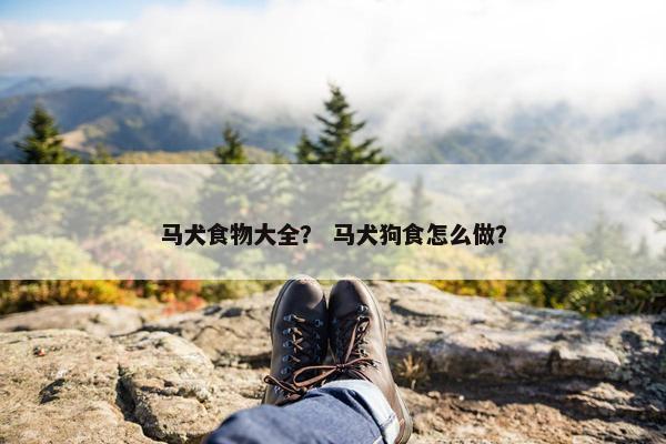 马犬食物大全？ 马犬狗食怎么做？