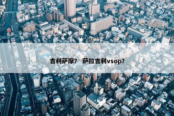 吉利萨摩？ 萨拉吉利vsop？