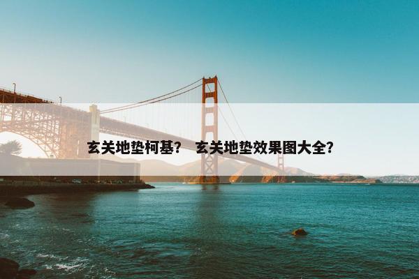 玄关地垫柯基？ 玄关地垫效果图大全？