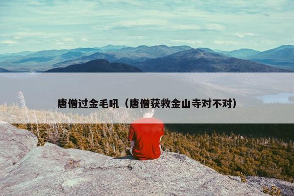 唐僧过金毛吼（唐僧获救金山寺对不对）