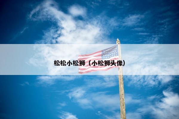 松松小松狮（小松狮头像）