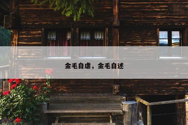 金毛自虐，金毛自述