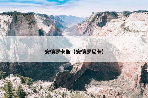 安德罗卡斯（安德罗尼卡）