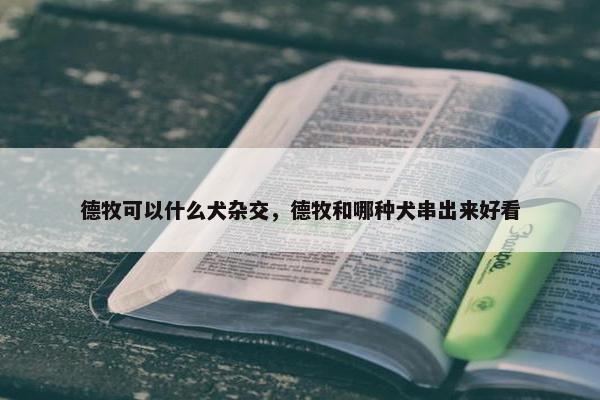 德牧可以什么犬杂交，德牧和哪种犬串出来好看