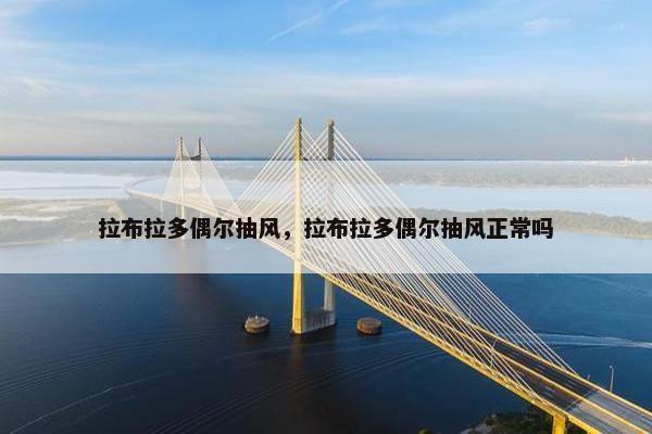 拉布拉多偶尔抽风，拉布拉多偶尔抽风正常吗