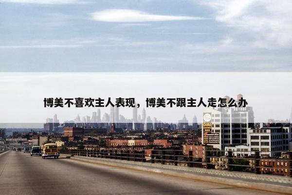 博美不喜欢主人表现，博美不跟主人走怎么办