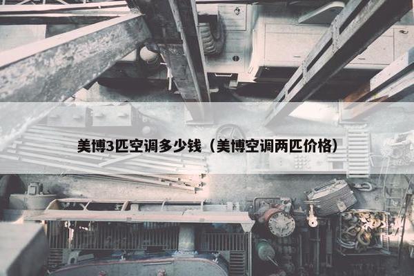 美博3匹空调多少钱（美博空调两匹价格）