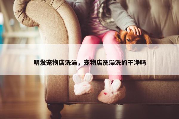明发宠物店洗澡，宠物店洗澡洗的干净吗